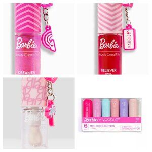 NWT Barbie Lip Oils and Highlighters for paper